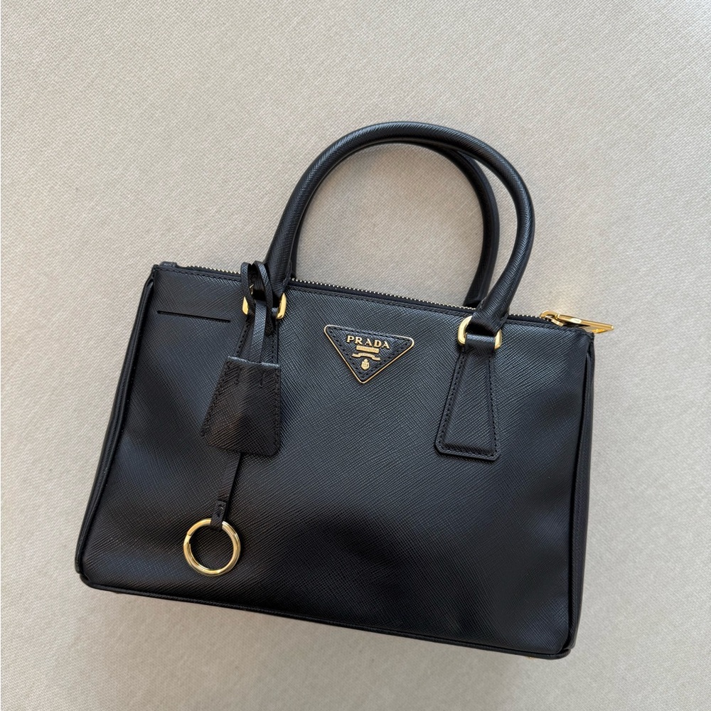 Prada Small Black Saffiano Leather Bag